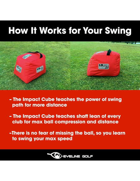 Impact Cube EyeLine Golf - Bolsa de Entrenamiento de Golf Impact Cube EyeLine Golf - Bolsa de Entrenamiento de Golf