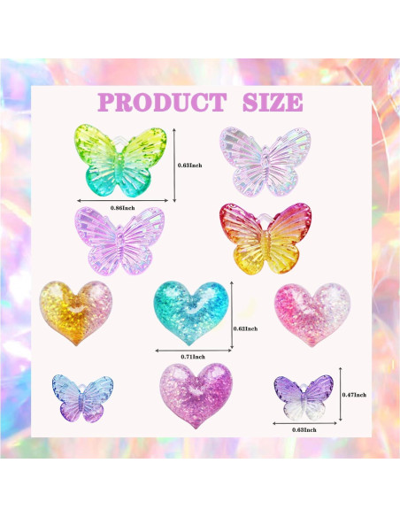 Encantos para Zapatos Raykeeplus - 10 Piezas Brillantes Encantos para Zapatos Raykeeplus - 10 Piezas Brillantes