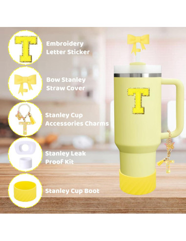 Accesorios Amarillos para Taza Stanley MOTEERLLU 6 Piezas