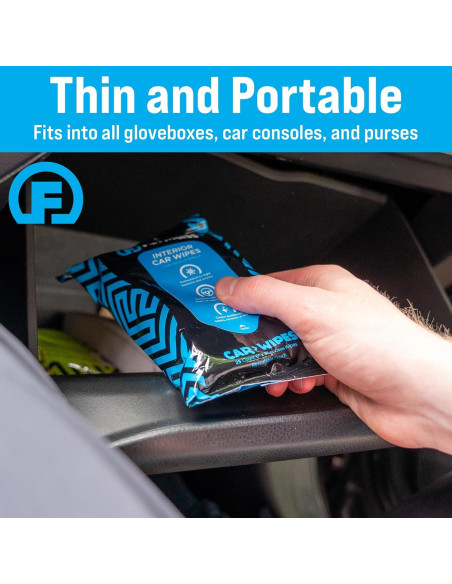 Toallitas para Interior de Auto Fortress - Paquete de 2 (25 ct) Toallitas para Interior de Auto Fortress - Paquete de 2 (25 ct)