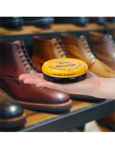 Jabón Fiebing para Cuero Amarillo 99.22 g - Limpiador y Acondicionador