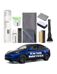 Kit de limpieza interior COSLAKE para Tesla 9 piezas