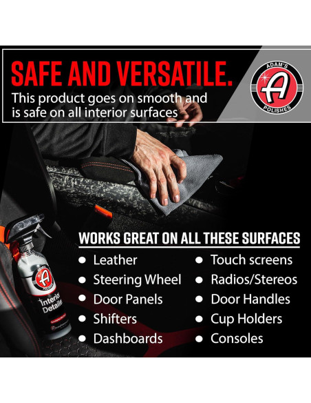 Limpiador Interior Adam's Polishes 473ml - Multiusos y Protector Limpiador Interior Adam's Polishes 473ml - Multiusos y Protector
