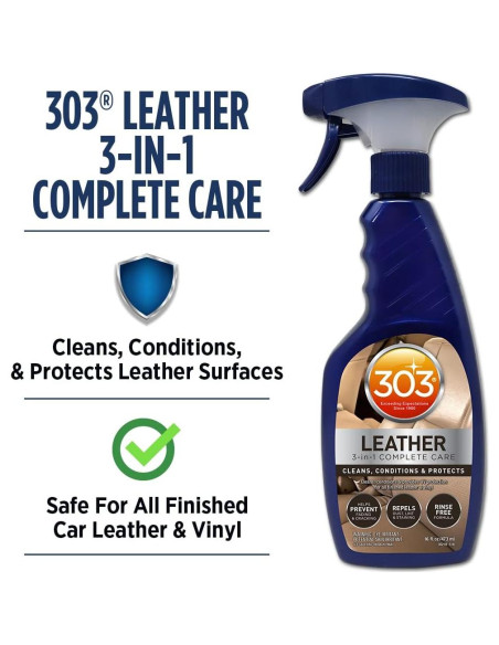 Limpiador de Cuero 303 Productos 3-en-1 0.45 kg - Protección UV Limpiador de Cuero 303 Productos 3-en-1 0.45 kg - Protección UV