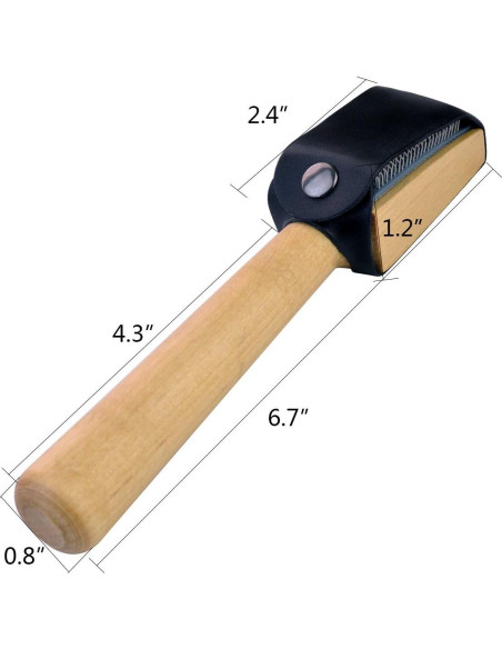 Cepillo de Limpieza para Zapatos de Baile Jmkcoz - Madera y Alambre Cepillo de Limpieza para Zapatos de Baile Jmkcoz - Madera y Alambre