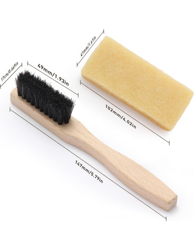 Kit de limpieza para zapatos de ante Cooptop 3 piezas