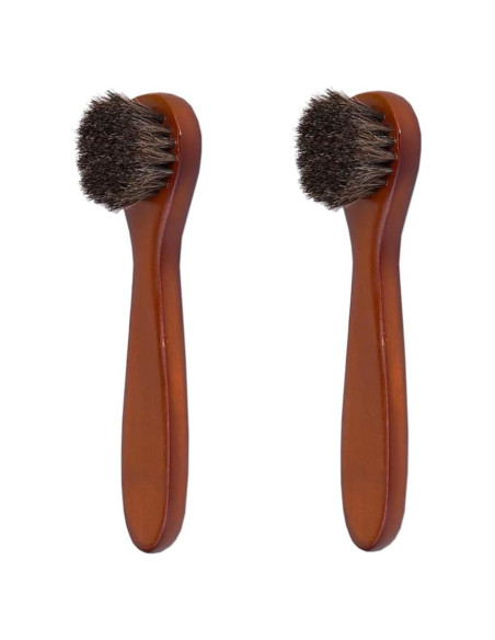 Cepillos de Pulido de Caballo ccHuDE - 2 Pcs para Zapatos Cepillos de Pulido de Caballo ccHuDE - 2 Pcs para Zapatos