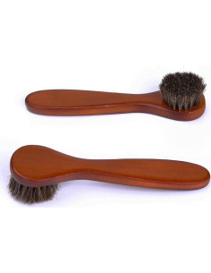 Cepillos de Pulido de Caballo ccHuDE - 2 Pcs para Zapatos 2
