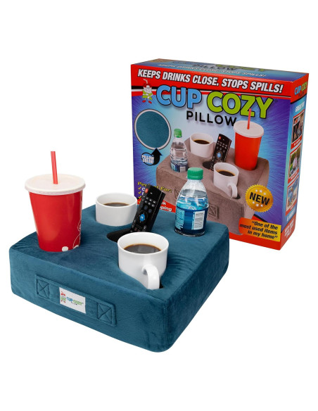 Cojín Portavasos Cojín Portavasos Teal 5 Agujeros para Bebidas Cojín Portavasos Cojín Portavasos Teal 5 Agujeros para Bebidas