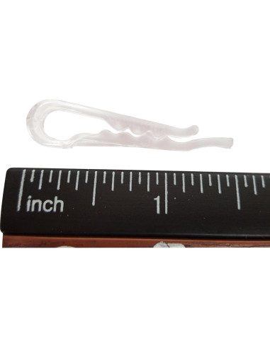 Clips de Cocodrilo NiftyPlaza 1000 Piezas Plástico Transparente