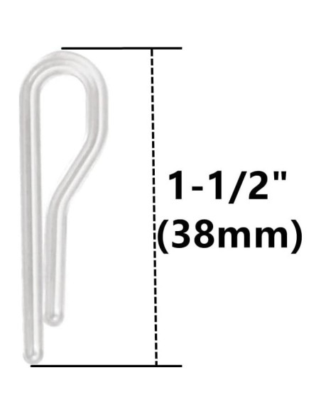 100 Clips de Cocodrilo Plástico APUXON 38mm Reutilizables 100 Clips de Cocodrilo Plástico APUXON 38mm Reutilizables