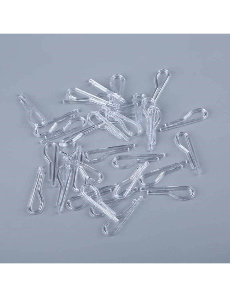 100 Clips de Cocodrilo Plástico APUXON 38mm Reutilizables 100 Clips de Cocodrilo Plástico APUXON 38mm Reutilizables