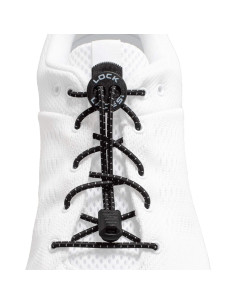 Cuerdas Elásticas Lock Laces Sin Nudos - Paquete de 2, Talla Única 2