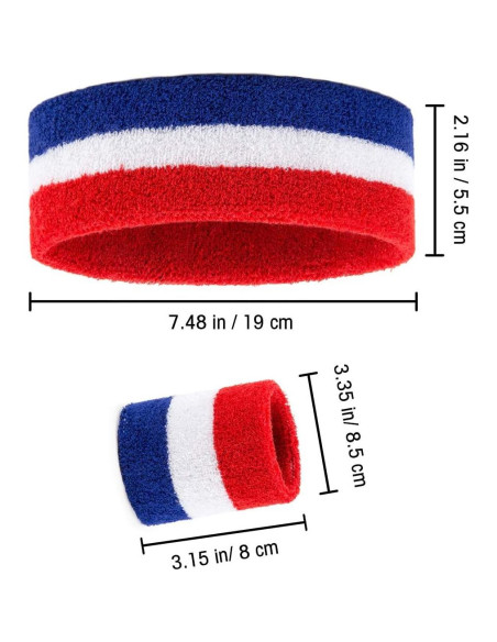 Set de Bandas para el Sudor BEFORYOU - 2 Bandas de Cabeza y 4 Muñequera Set de Bandas para el Sudor BEFORYOU - 2 Bandas de Cabeza y 4 Muñequera