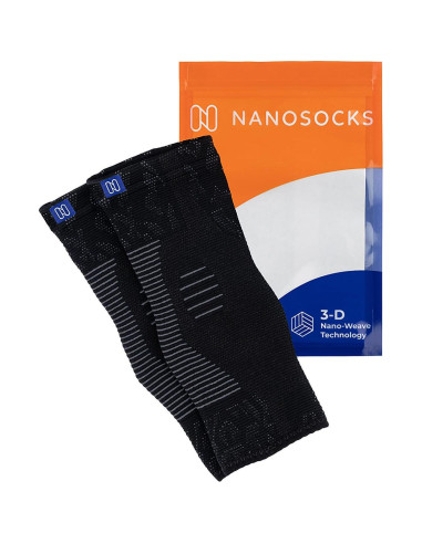 Calcetines de Compresión Sin Dedos NanoSocks Mediano Negro