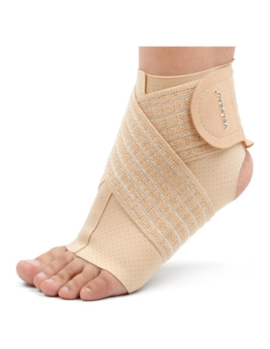 Faja de Soporte para Tobillo Velpeau Caqui Regular Compresión