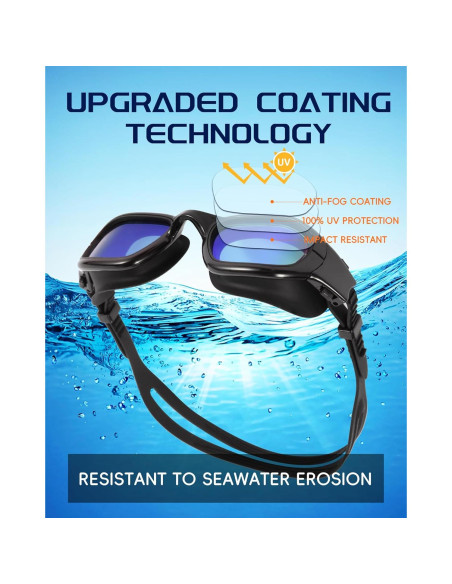 Gafas de natación Hurdilen para adultos con estuche y accesorios Gafas de natación Hurdilen para adultos con estuche y accesorios