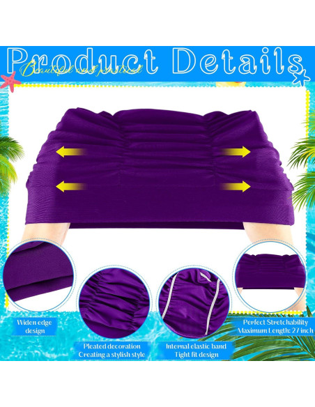 Gorros de Natación Soulchen para Mujeres - 4 Colores, Poliester Gorros de Natación Soulchen para Mujeres - 4 Colores, Poliester