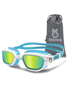 Gafas de natación Vvinca Kids, protección UV, ajuste cómodo