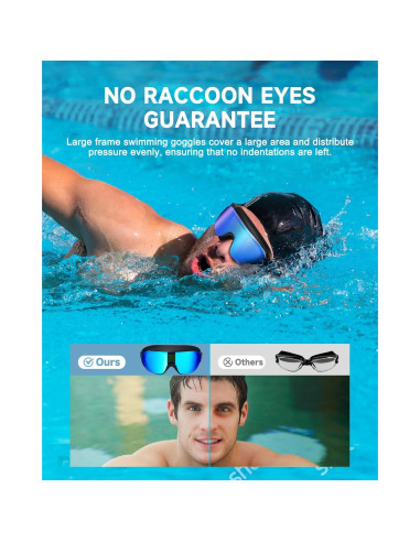 Gafas de natación Aegend Pro UV 180 para adultos y jóvenes