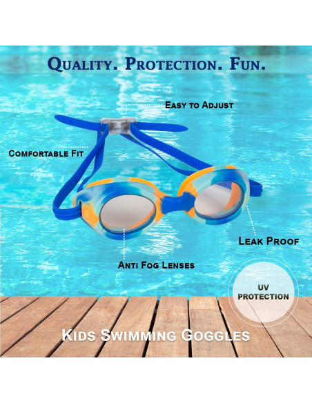 Gafas de natación Splaqua para niños - Protección UV - Talla única Gafas de natación Splaqua para niños - Protección UV - Talla única