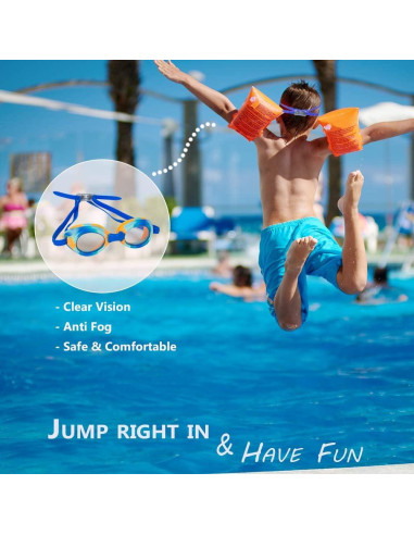 Gafas de natación Splaqua para niños - Protección UV - Talla única