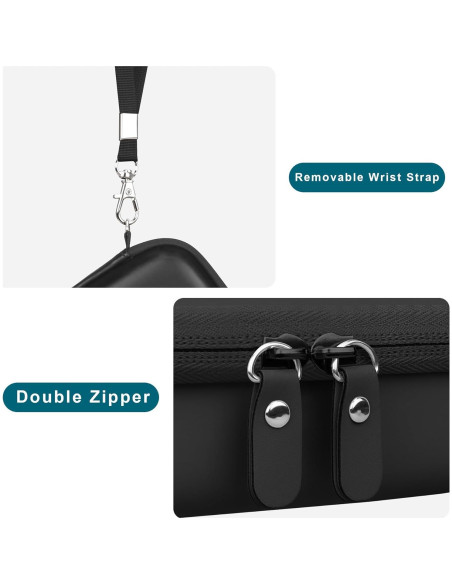 Funda Canboc para impresora térmica T02, negra, con bolsillo Funda Canboc para impresora térmica T02, negra, con bolsillo
