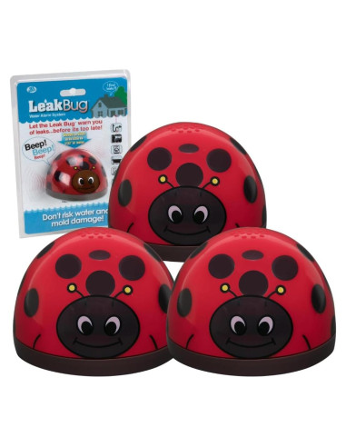 Sensor de Fugas de Agua Leak Bug - Alarma 3 Paquete