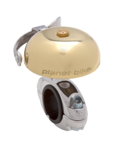Campana de Seguridad Clásica Planet Bike de Acero Latón 22.3-26mm