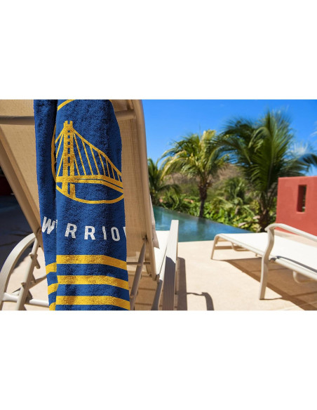 Toalla de Playa Northwest Golden State Warriors 76x152 cm Rayas Toalla de Playa Northwest Golden State Warriors 76x152 cm Rayas