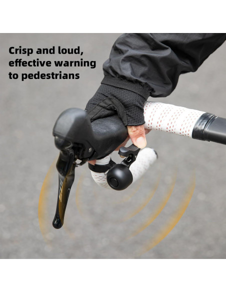 Campana ROCKBROS para bicicleta de carretera 100dB negra Campana ROCKBROS para bicicleta de carretera 100dB negra