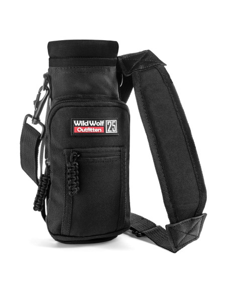 Soporte para Botellas de Agua Wild Wolf Outfitters 0.74L Negro Soporte para Botellas de Agua Wild Wolf Outfitters 0.74L Negro
