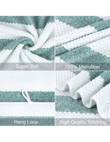 Toallas de Baño Microfibra JML 76x152 cm Paquete 2 Suaves