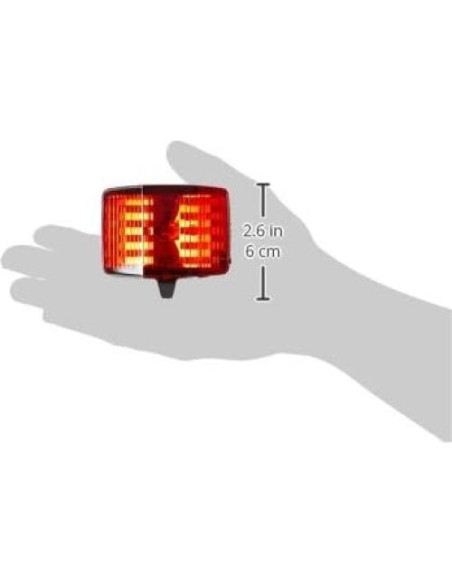 Luz Trasera de Bicicleta Topeak RedLite Aura LED Roja 5.5x4cm Luz Trasera de Bicicleta Topeak RedLite Aura LED Roja 5.5x4cm