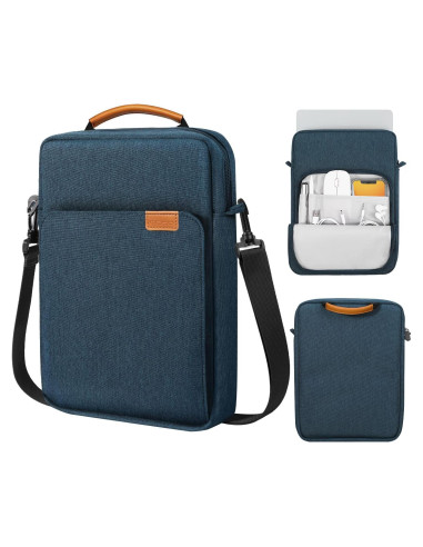 MoKo Funda para Laptop 13.3-14" Resistente al Agua Índigo