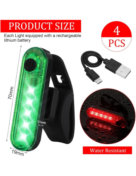 Luces LED de Navegación Treela JR3258 para Kayak 6 Pcs Luces LED de Navegación Treela JR3258 para Kayak 6 Pcs