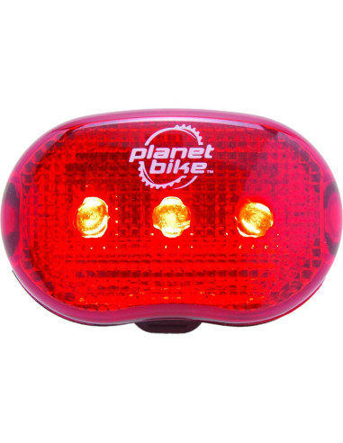 Luz Trasera para Bicicleta Planet Bike Blinky 3 - 12 Lúmenes