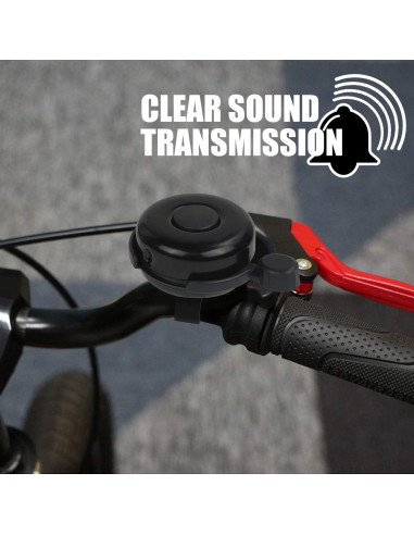 Kit de Reflectores y Timbre para Bicicleta SANNIX - Delantero y Trasero