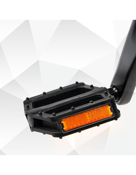 8 Reflectores de Pedal de Bicicleta TIESOME Naranja Seguridad 8 Reflectores de Pedal de Bicicleta TIESOME Naranja Seguridad