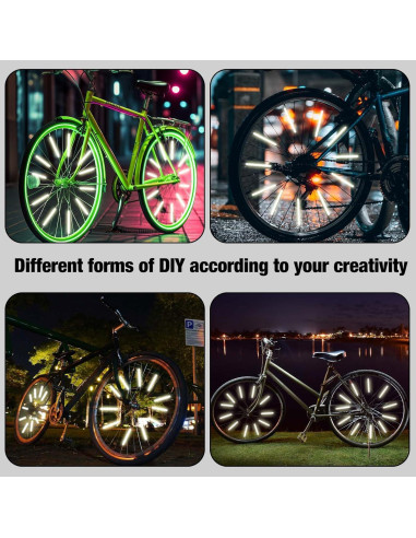 84 Cubiertas Reflectantes para Radios de Bicicleta InnoHHustle