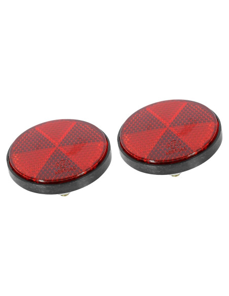 Reflectores de Advertencia Rojo REPAIROCK M6x1.0 para Moto Reflectores de Advertencia Rojo REPAIROCK M6x1.0 para Moto