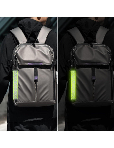 6 Correas Reflectantes Verdes InnoHHustle para Mochilas 6 Correas Reflectantes Verdes InnoHHustle para Mochilas