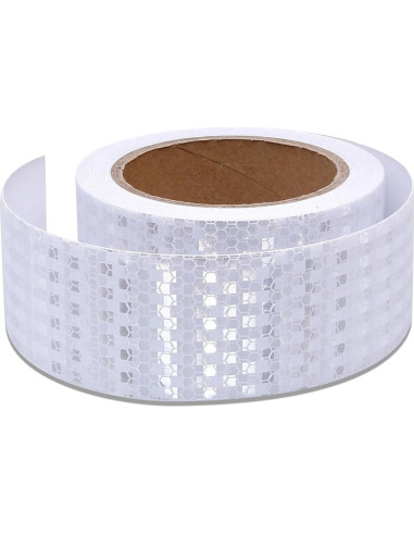 Cinta Reflectante Blanca AISEY 5.08 cm x 9.14 m Impermeable