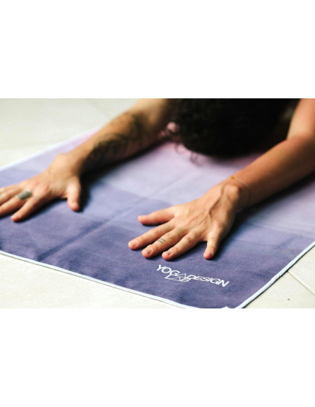 Toalla de Yoga Caliente Yoga Design Lab 183x61 cm Antideslizante Toalla de Yoga Caliente Yoga Design Lab 183x61 cm Antideslizante