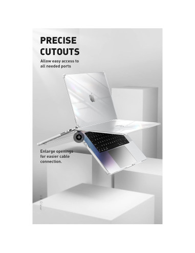 Funda SUPCASE para MacBook Pro 14" 2021-2024 Transparente