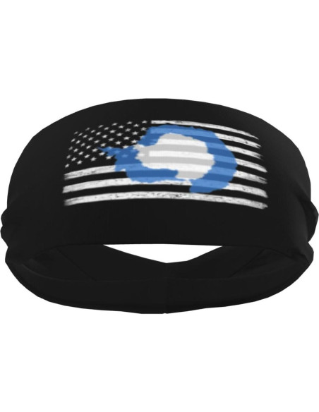 Diadema Deportiva Unisex QIZYOQA Mapa EE. UU. y Antártida Diadema Deportiva Unisex QIZYOQA Mapa EE. UU. y Antártida
