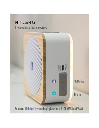 Altavoz Bluetooth Sound Spot II SFQ-18 con Luz y Bajo