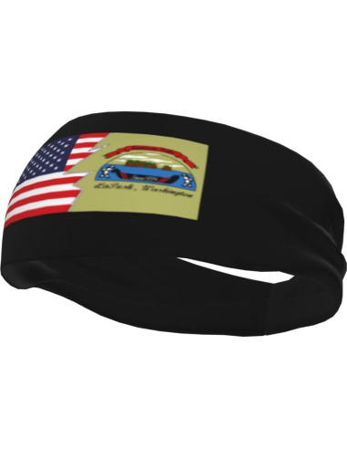 Cinta Deportiva Unisex QIZYOQA Bandera Quileute y América
