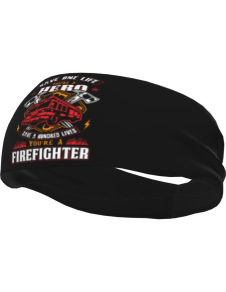 Diadema Deportiva Unisex QIZYOQA Absorbente de Sudor Negra Diadema Deportiva Unisex QIZYOQA Absorbente de Sudor Negra