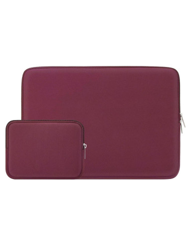 Funda para Laptop RAINYEAR 13" con Bolsa Accesorios Rojo
